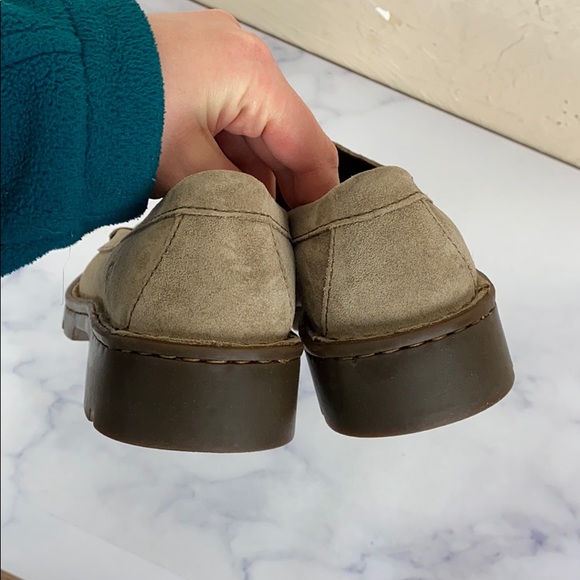 Born Curlew Taupe Suede Penny Loafer 7.5 🌿 - Picture 4 of 8